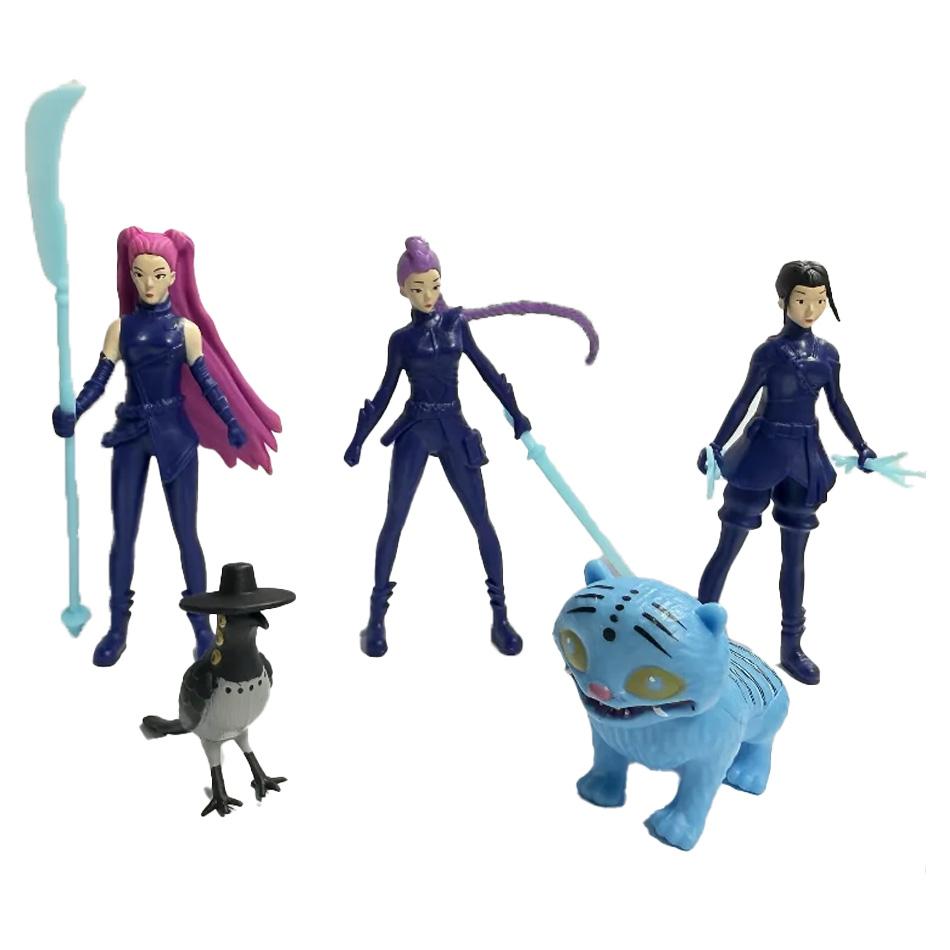 

Аніме Kpop Мисливці на Демонів Фігурка K-Pop Мисливці на Демонів Румі Міра Зої Тигр Фігурка Іграшка Настільна Прикраса Статуетки Орнамент Дитячі Подарунки