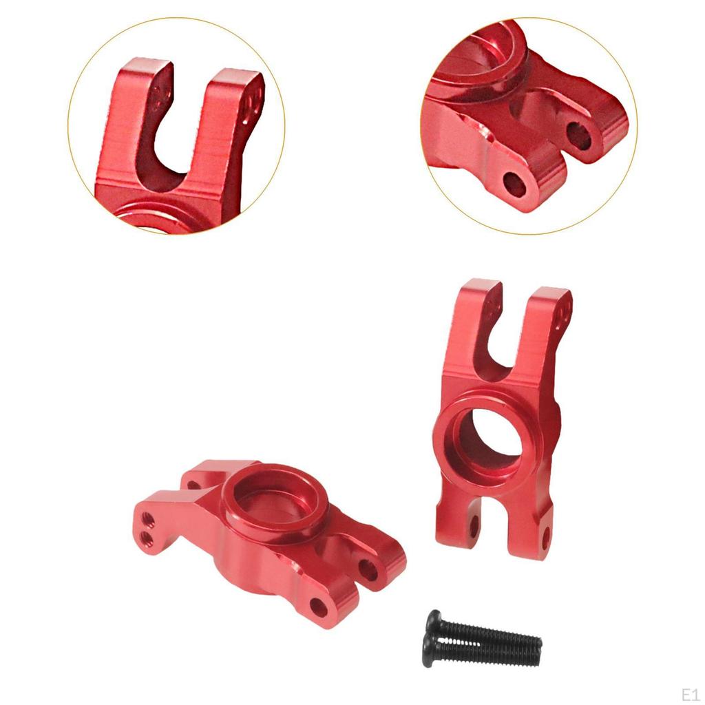 2 Pieces 1/14 RC Car Rear Axle Seat Steering Assembly Upgrade Part for 14211