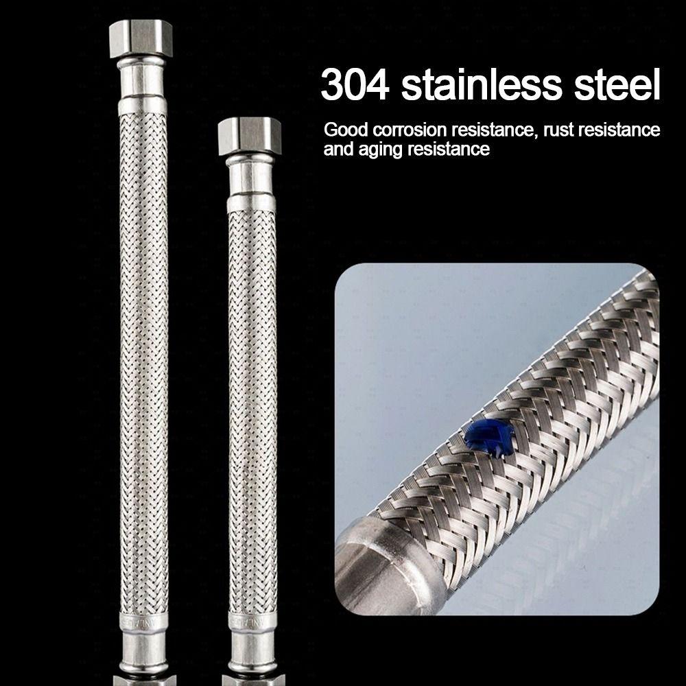 Explosion-proof Spring Shower Hose Large Flow Shower Head Tube Bath Connect Pipe  Water Plumbing