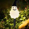Halloween Solar Pumpkin and Ghost Outdoor Waterproof Garden Lights