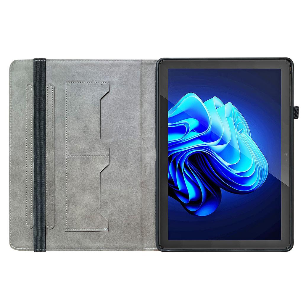 PU kožené pouzdro na tablet pro itel Pad One- 11 stylů! Odolný, se 2 sloty na stojánek, držákem na pero a sloty na karty, flexibilní zadní kryt z TPU