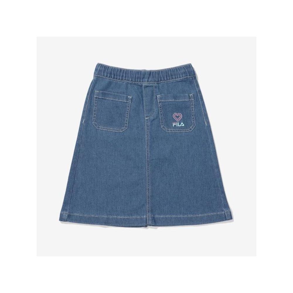 

[fila Kids] Denim Long Skirt Fk2skf1111f Dem q0zFk2skf1111fDem DENIM/130