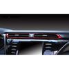 For Toyota Camry 2018   Carbon Fiber Center Console Air Condition Vent Outlet Cover Molding Trim Interior Accessories
