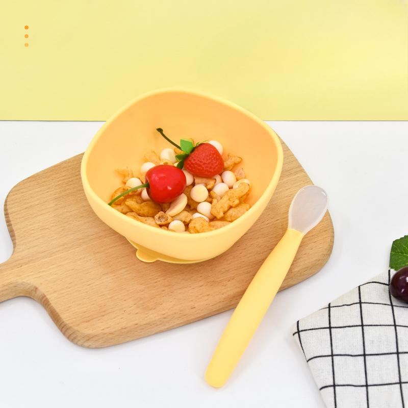 Cucchiaini Morbidi in Silicone per Neonati e Bambini Utensili per l'Alimentazione con Acqua per Neonati e Bambini Piccoli Cucchiaini Morbidi con Punta per Pappa di Riso e Zuppa