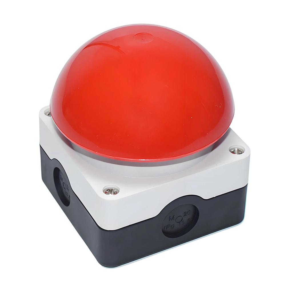1 pz Pulsante di Arresto di Sicurezza a Testa di Fungo Interruttore a Pedale Autoreimpostante Interruttore Pulsante di Risposta Manuale Portatile