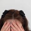 Small Black Bow Princess Hair Clip for Women & Girls - Ideal for Side Forehead Bangs
