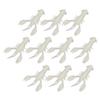 10pcs Soft Fishing Lure Crawdad Bait PVC Shrimp Artificial Soft Lure Baits for Bass FishingLuminous A Pack of Ten
