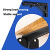1Set Folding Bracket For Shelf Table Desk Heavy Duty Floating Triangle Shelf Collapsible Space Saving DIY Wall Mounted Bracket
