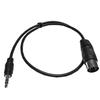 50cm 5-Pin Din Stecker auf 3,5mm Klinkenstecker Kabelverlängerung Soundkabel zum Anschluss europäischer Stereoanlagen