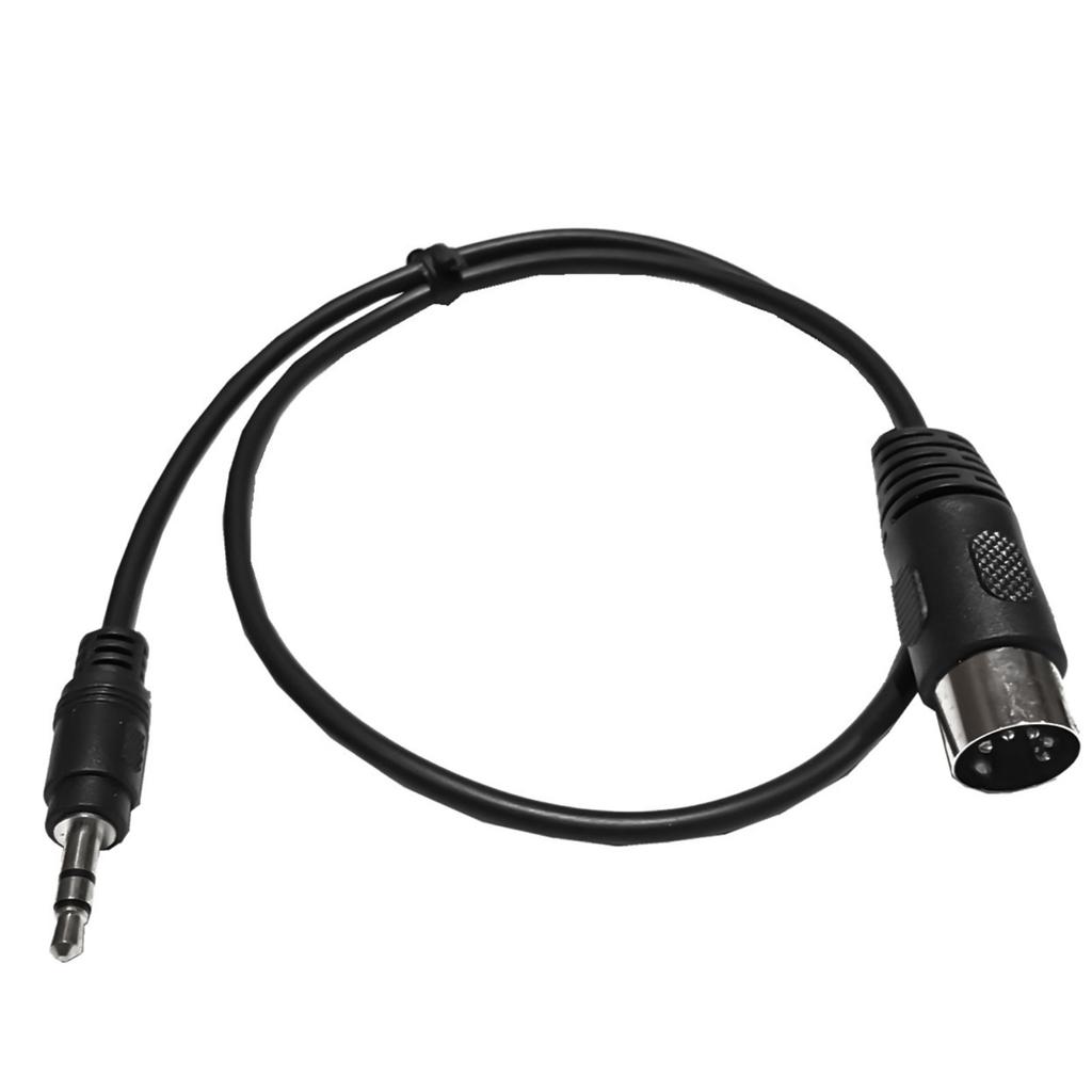 50cm 5-Pin Din Stecker auf 3,5mm Klinkenstecker Kabelverlängerung Soundkabel zum Anschluss europäischer Stereoanlagen