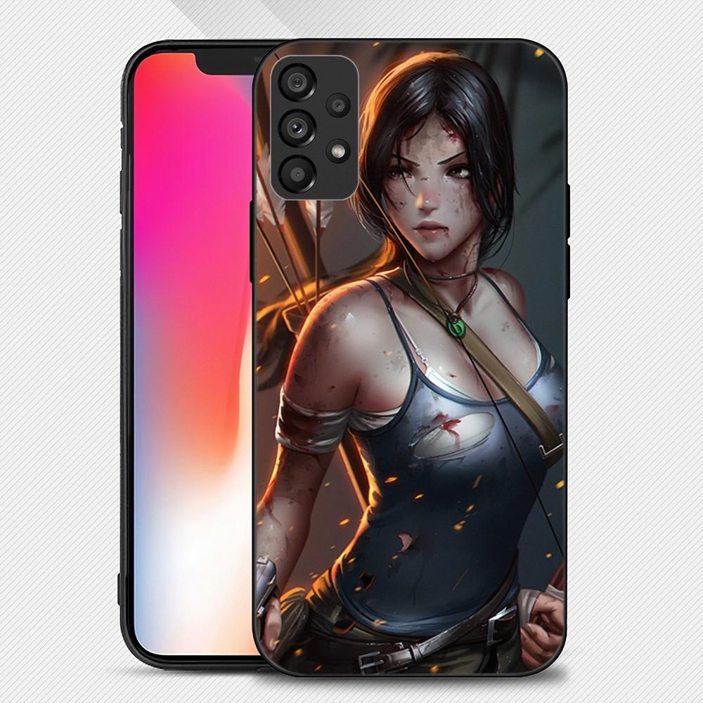 T-Tomb Raider Game Phone Case For Samsung Galaxy S22 S23 Ultra S21 S20 FE Plus Note 20 Soft Cover