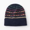 Fair Isle Strick Damen Warme Ohrschützer Mütze für Herbst/Winter