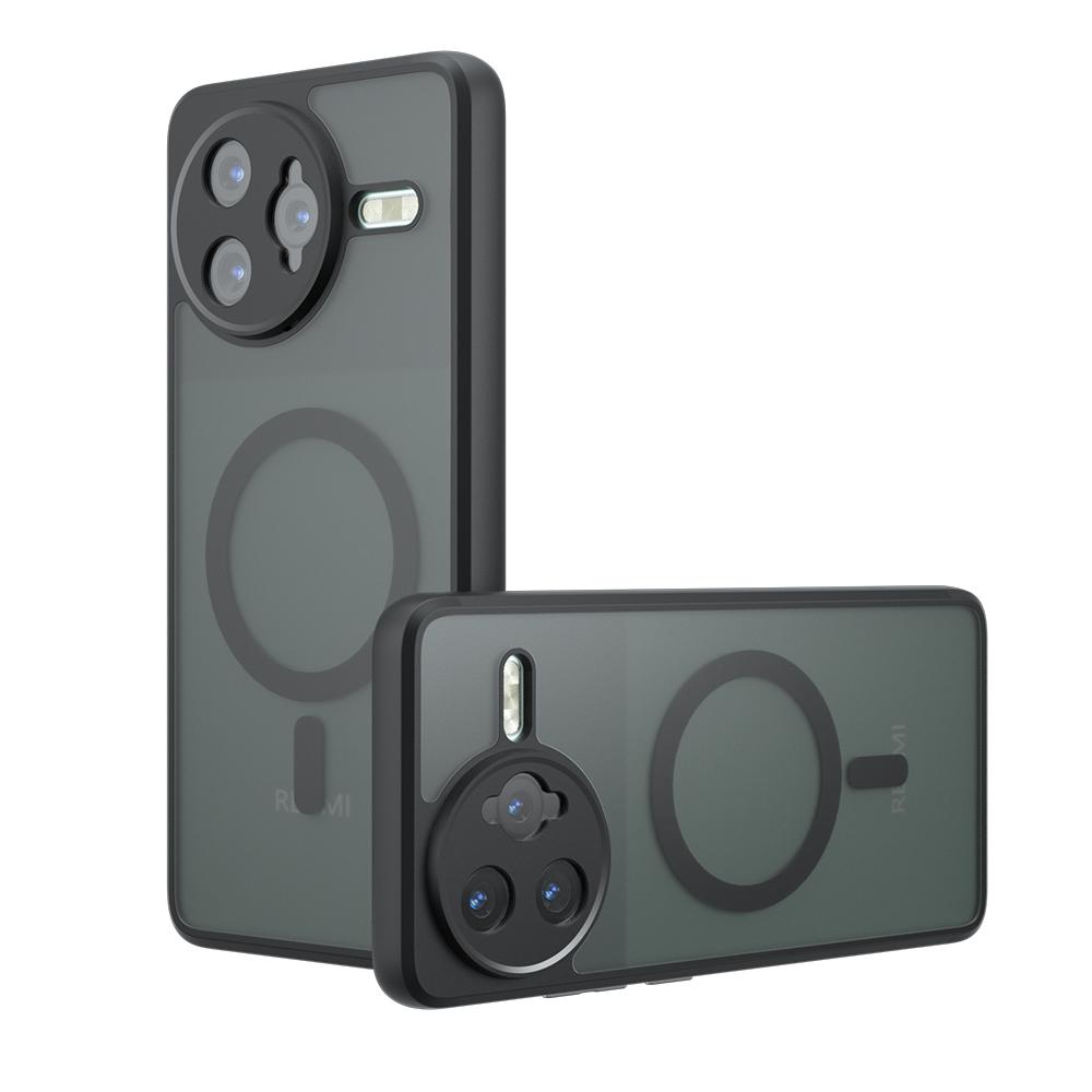 For Xiaomi POCO F7 Ultra Pro Case Luxury Matte PC+TPU Acrylic Magnetic Back Cover For POCO F 7 Pro Shell Wireless Charging Funda