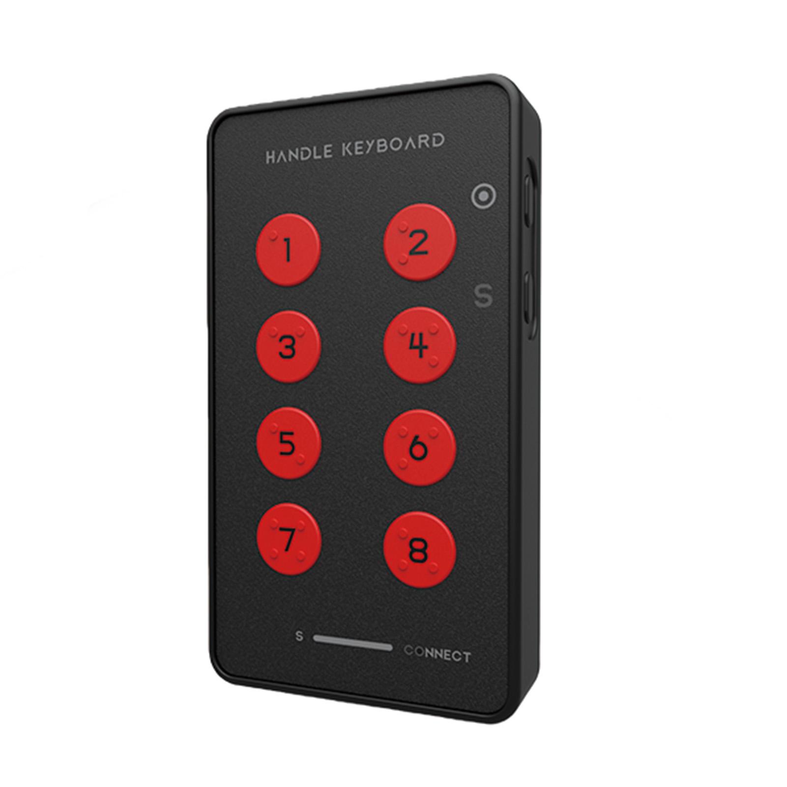 

USB Custom Palm Keyboard Multi functional Programmable Keypad Bluetooth Recording Gaming Office Copy Paste Shortcut