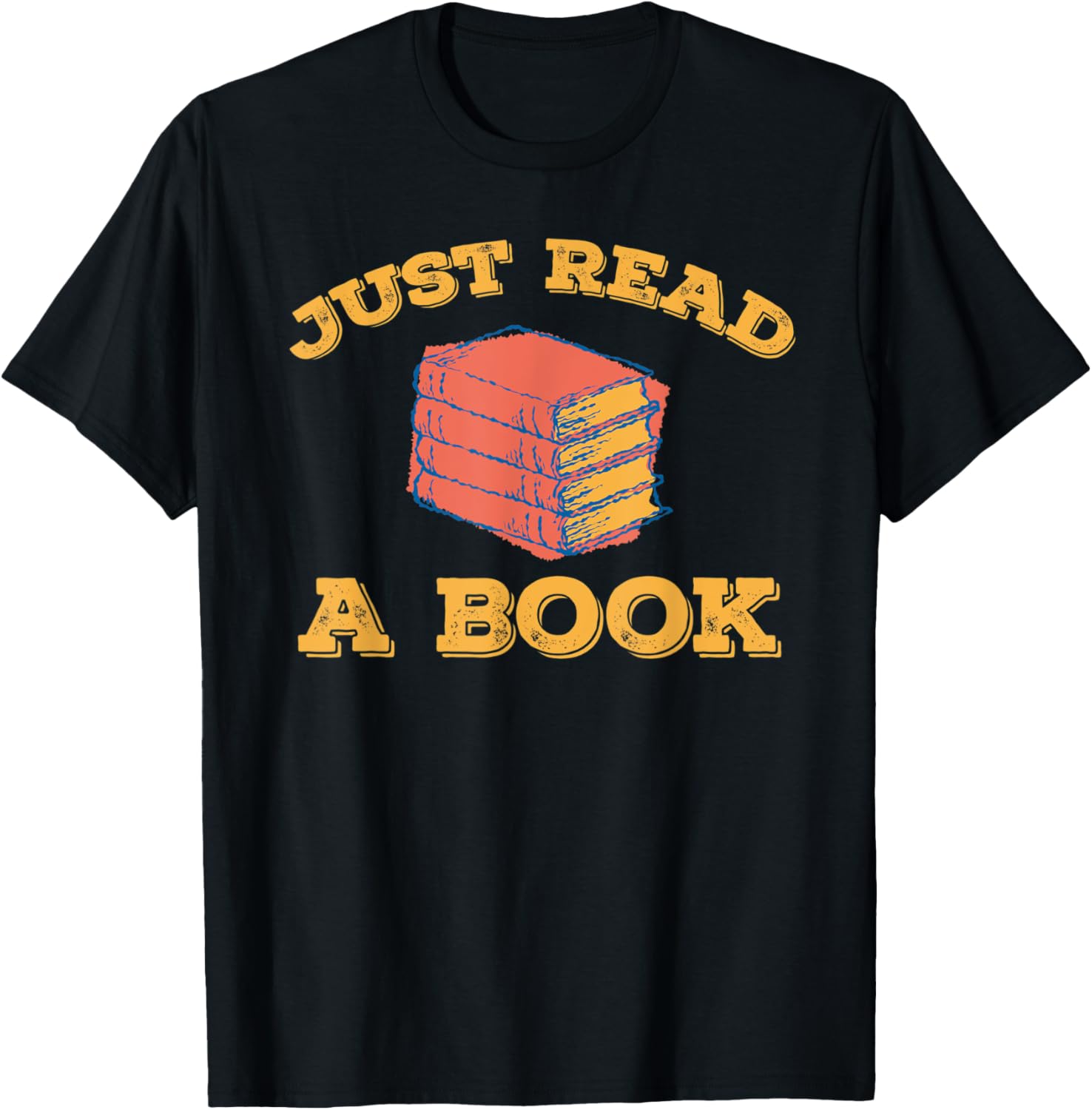 

Just Read A Book Stack Graphic Printed Tshirt Women Soft Short Sleeve Casual TShirt Retro Summer Casual Top Tshirt Clothing S