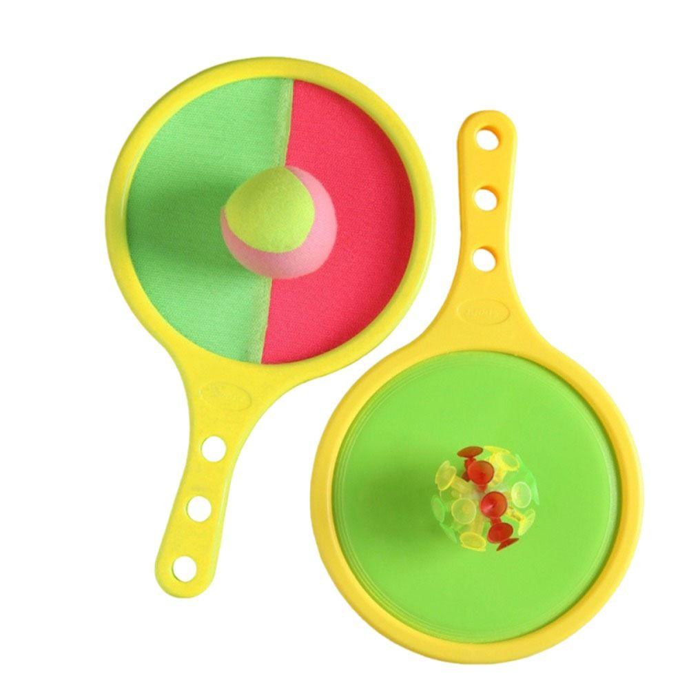 Tennis Style Suction Cup Ball Fun Design Throwing Toy Ball Toss and Catch Ball Set  Park Games