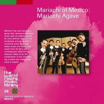 CD MARIACHI AGAVE - Mexico/Mariachi-Mariachi Agave KICW85043 Seven Seas 2008 Japan ObiMusic Others Used