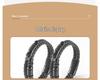 Men's Woven Leather & Titanium Steel Bracelet with Magnetic Buckle
