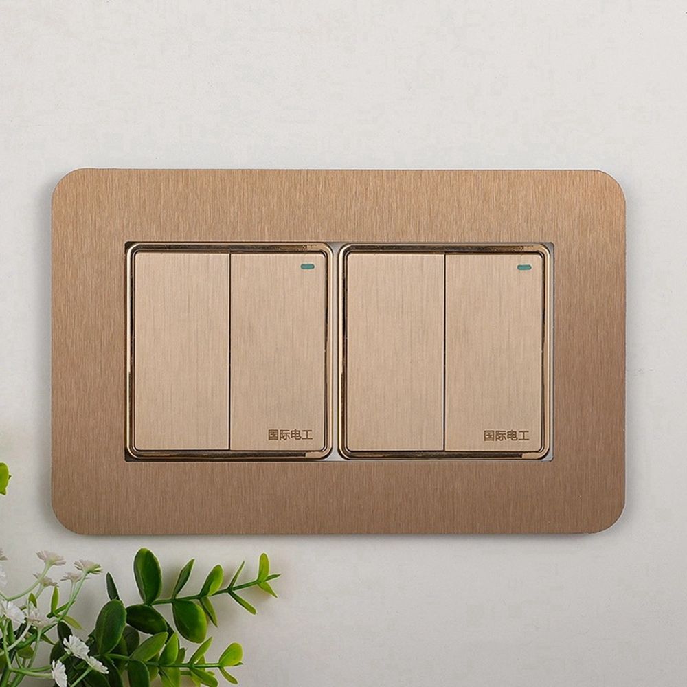 Simple Living Room Decor Non Adhesive Dustproof Wall Sticker Home Decoration Switch Protective Cover Switch Stickers