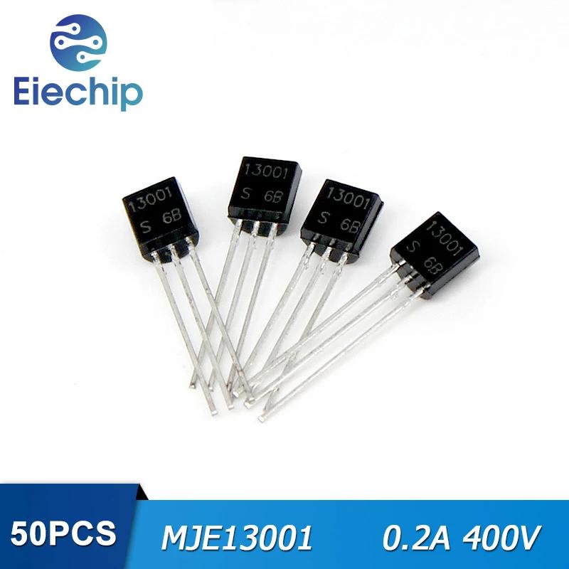 

50 шт./лот MJE13001 Транзисторы TO-92 0,2 ​​А 400 В новые оригинальные