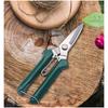 190mm Straight Head Pruning Shears Stainless Steel Non Slip Handle Garden Scissors for Bonsai Household Use