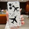 Card Slot Pocket TPU Case For Xiaomi Poco X6 F6 X5 Pro M6 Pro C65 Aircraft Printed Soft Silicone Phone Cover For Poco F6 X5 X6