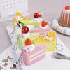 PU Dessert Pinch Toy Soft Triangle Cake Squeeze Toys New Sensory Stress Toy Stress Relief