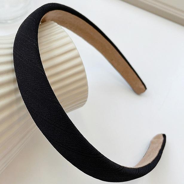 Thicken Solid Wide Hair Band Hoop for Women Vintage Soft Elastic Headband Girls Bezel Hairband Headwear Fashion Hair Accessories