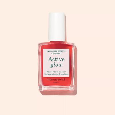 Manucurist Active Glow Revieves Radiance & Nourishes Raspberry 15ml