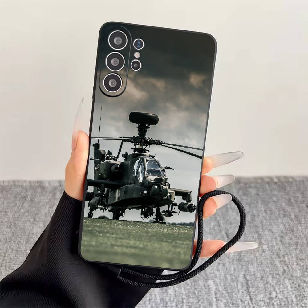 

H-Helicopter Phone Case For Samsung S25,S24,S21,S22,S23,S30,Ultra,S20,Plus,Fe,Soft Silicone Black Cover Samsung S30plus5G