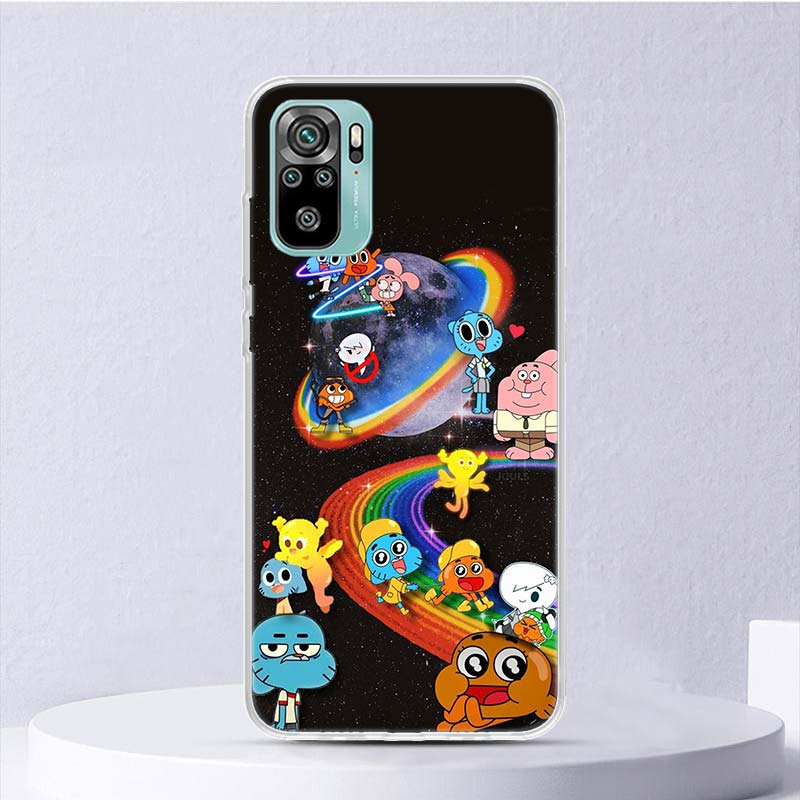The Amazing World Gumball Soft Case For Xiaomi Redmi Note 14 13 12S 11S 10S 12 Pro Plus Phone Cover 11 10 11E 11T Note14 Shell C