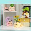 Brinquedo de Planta de Pelúcia Gato Girassol Cacto Árvore da Fortuna Decoração de Mesa Para Acessórios de Mesa de Escritório