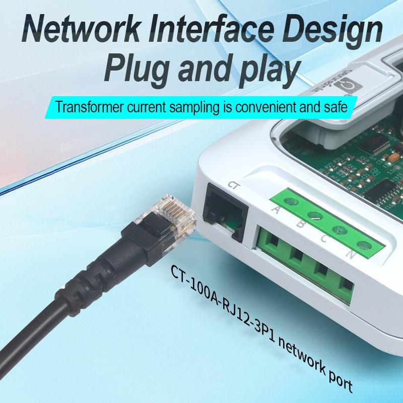 PZEM-6L24 50~560V Industrial Frequency AC Power Grid Energy Meters Three Phase 3 Wire Modbus-RTU Protocol UART 485 Communication
