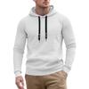 Men's Knit Hooded Long Sleeve Sweatshirt Casual Pullover