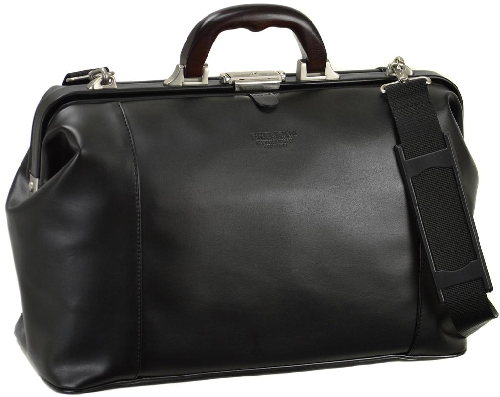 Black F Made In Japan Dulles Bag for Men and Doctor Boston Wooden Business Shoulder 15L Business with Metal Women, Bag, Bag, Handle, Bag, Capacity,