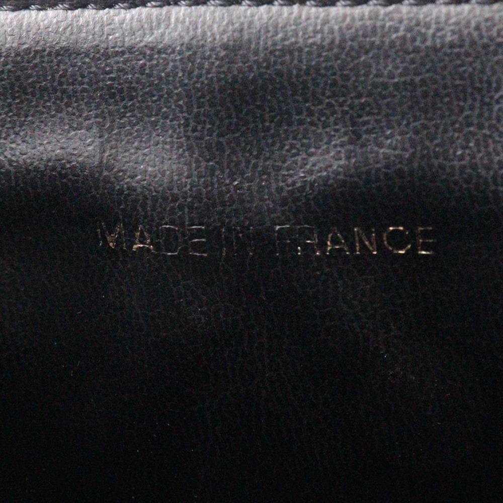 CHANEL Vanity Pouch A01998 COCO Mark black leather Women Used