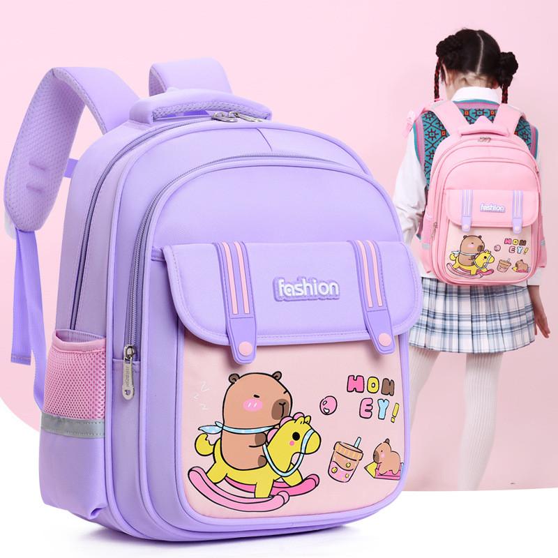 Childrens Cute Capybara Backpack For School With Comfortable Lightweight Design And Fun Colors