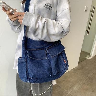 490 Denim Yıkanmış Kumaş Omuz Çantası - Güvenilir, Yüksek Kaliteli Ürün ve İstikrarlı Müşteri Tabanı