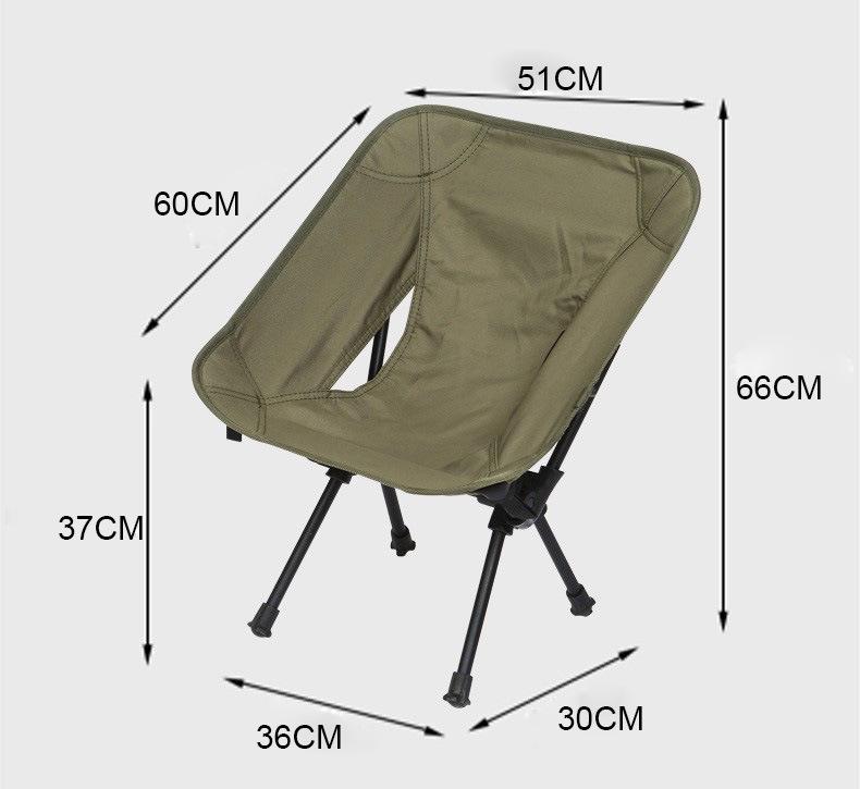 Ultra-Light Aviation Aluminum Moon Chair: Folding Parent-Child Model for Beach, Art, Fishing, Camping, and Leisure