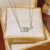 Korean Pearl Titanium Steel Versatile Choker - Luxury Women's Necklace