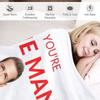 Suits Harvey Specter 'You're the Man' Merch Throw Blanket Sofa Throw Blanket Fluffy Soft Blankets Beautiful Blankets