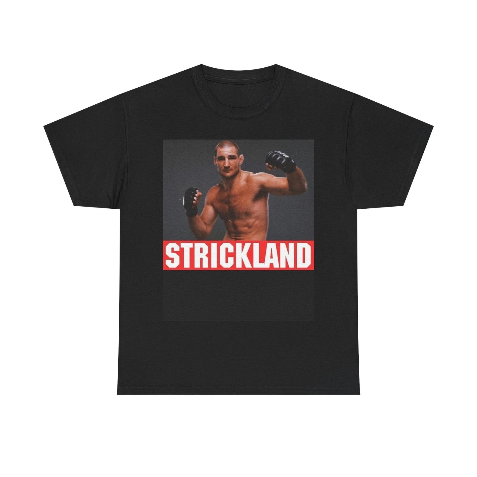Men s and Women s T-shirts Sean Strickland UFC boxing mma fighting America Rogan Unisex Heavy Cotton Tee XXXL