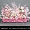 Large Silk Eucalyptus Flower Row for Wedding Aisle Decor