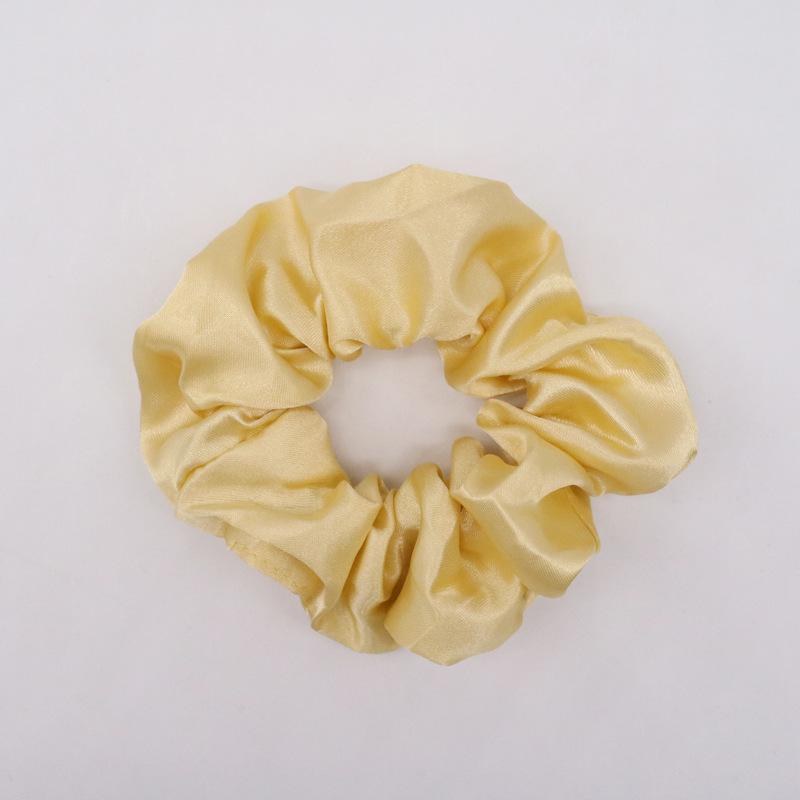 Vintage French Satin Silk Hair Tie - Retro Versatile Accessory