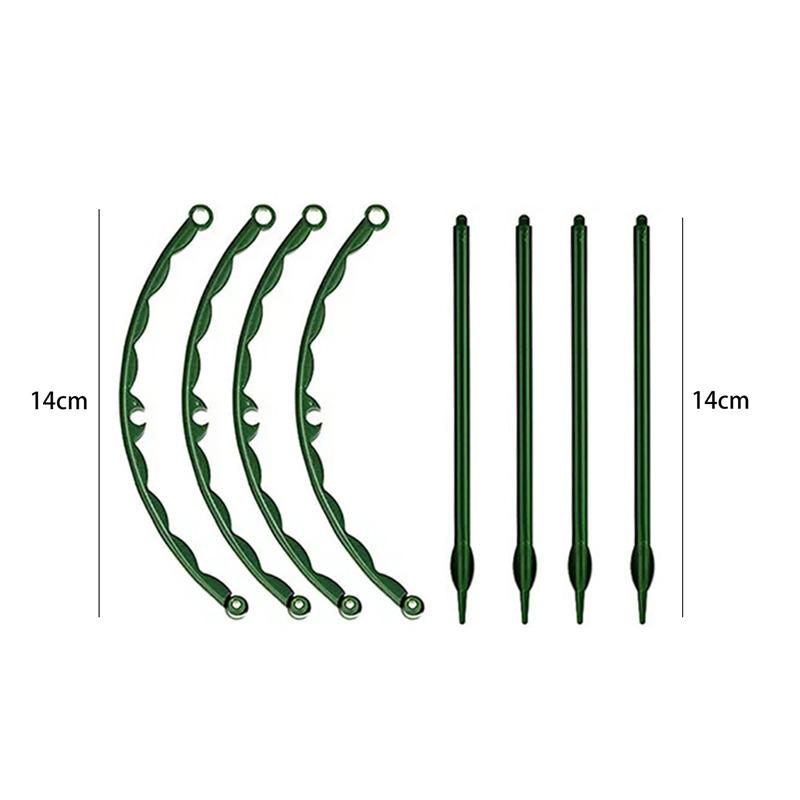 6/8/10pc Can Spliced Plant Support Pile 2 Sizes Single Layer Orchid Rack Multi Meat Sun Flower Support Leaf Rack Garden Accessor