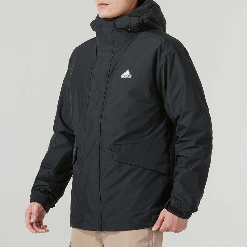 New Adidas Down Jackets Men Black IL8916