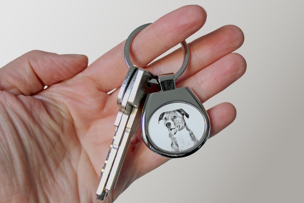 Austrian Pinscher, Österreichischer Pinscher - Keychain with a Dog, Keychain with a Print, Personalized Pendant from the Art-Dog Brand