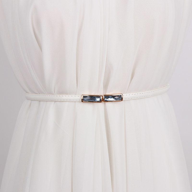

Waist Chic Womens Cincher Belt Trendy Design For Dresses And Outerwear In Colors Multiple белый
