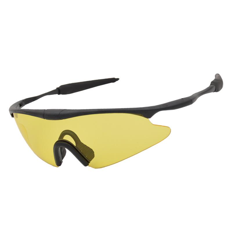 X100Glasses, cycling glasses, sunglasses, impact-resistant goggles, tactical goggles, windproof and sandproof жёлтый