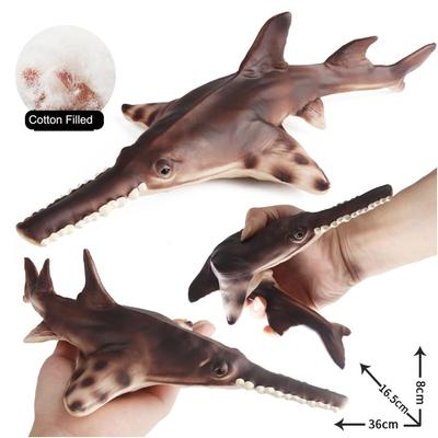 Meeresbewohner Figuren Realistischer Sägefisch Tischmodell für Pädagogisches Spiel Meeresbewohner Statue Schreibtischdekoration zur Miete